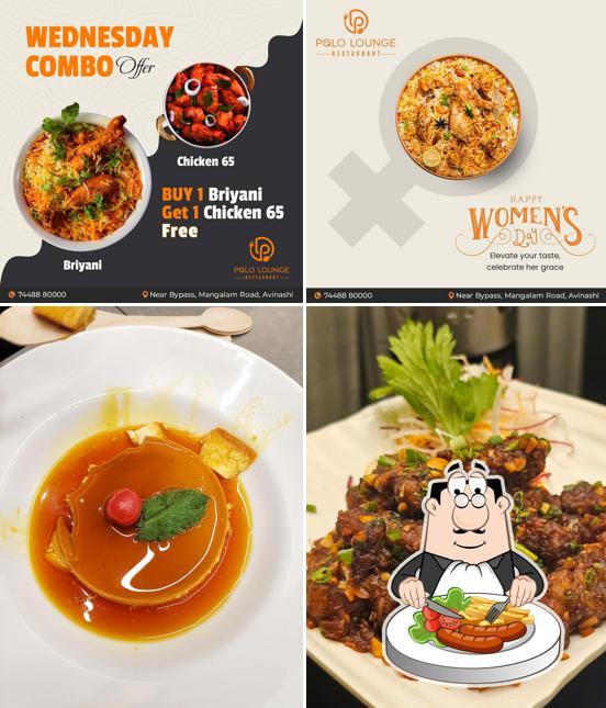 Food at Polo Lounge Family Restaurant