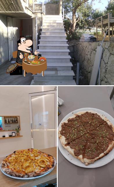 La immagine di cibo e esterno da Pizzeria Panineria La Piazzetta Di scerra Salvatore
