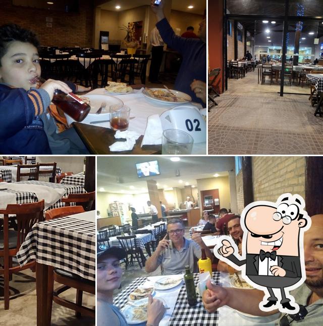 O interior do San Pietro Pizzaria