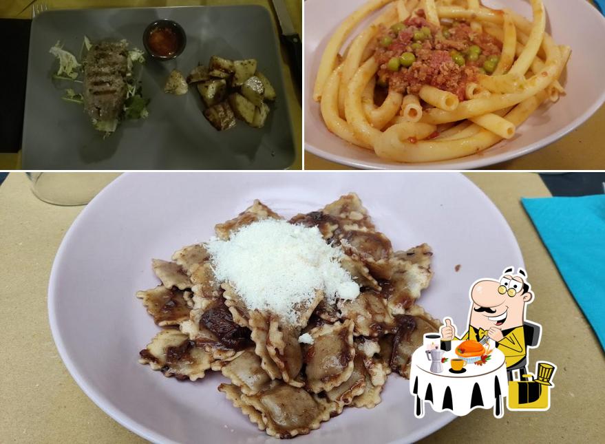 Platti al Il Moscardo ristorante