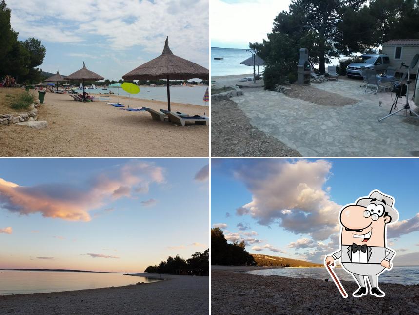 Goditi la vista dall'area esterna di Pan-pek