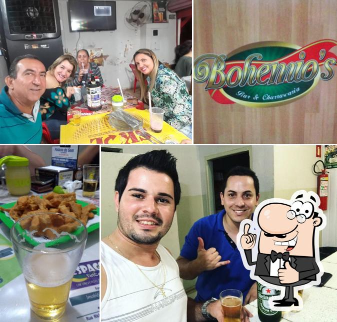 See this picture of Bohemio's Bar