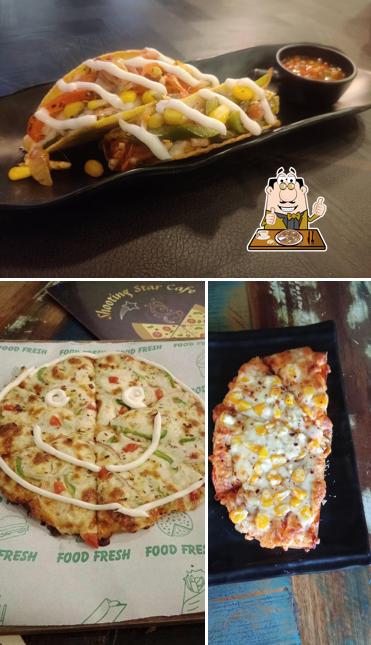 Order pizza at SHOOTING STAR CAFE