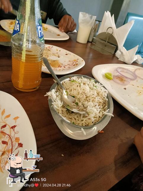 The interior of Atithi Garden Restaurant