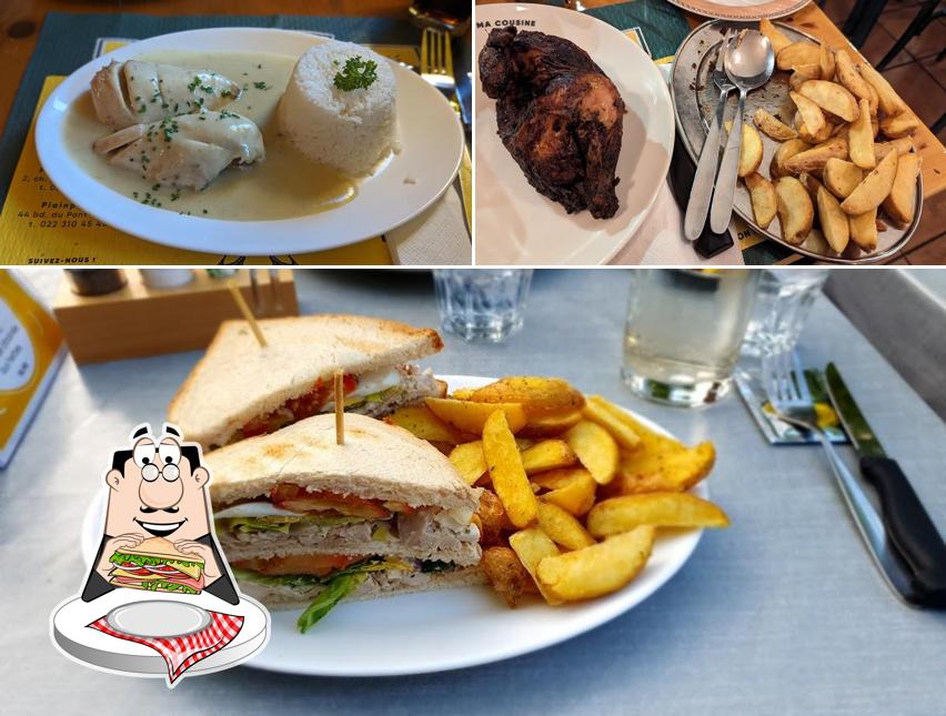 Club sandwich al Chez ma cousine Petit-Saconnex