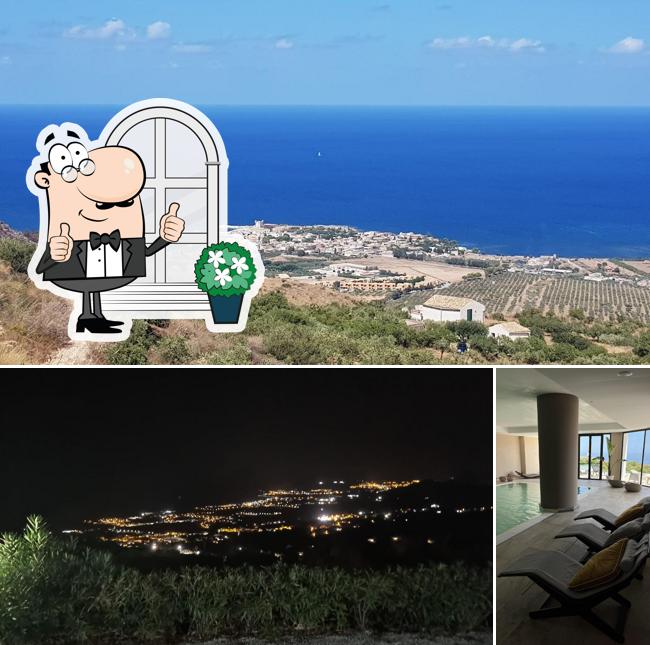 Questa è la foto che presenta la esterno e bevanda di Hotel Venere di Erice Resort e Spa