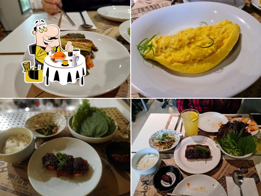 Platos en Komah Restaurante