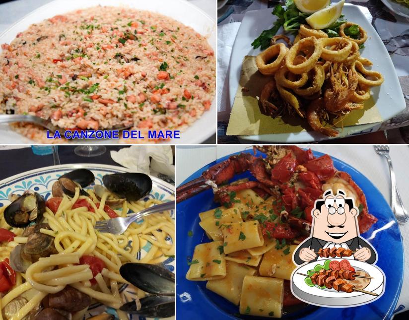 Platti al Risto-Pescheria La Canzone Del Mare