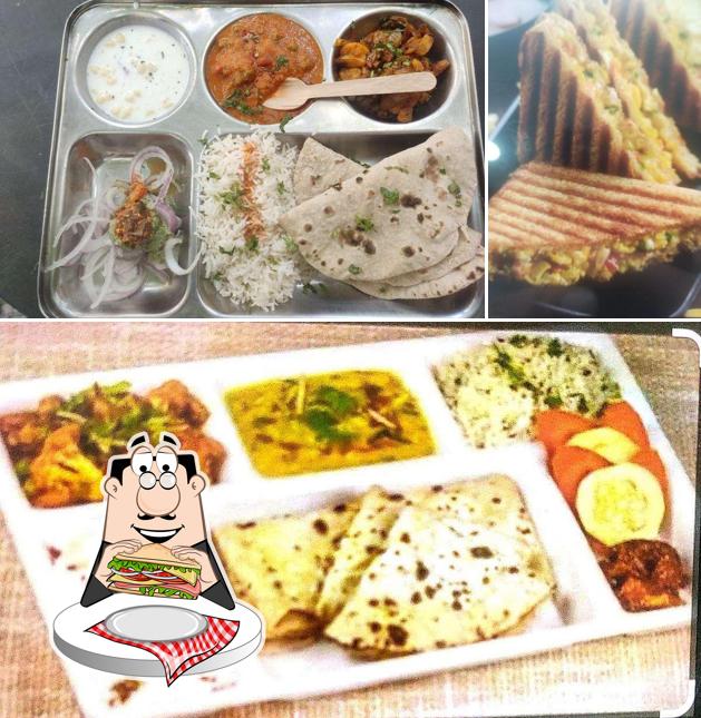 Club sandwich at Snack n Shake, Healthy Food Counter