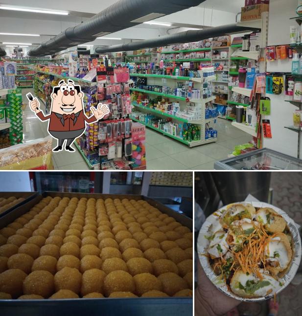 This is the picture showing food and interior at Sukhija Sweets