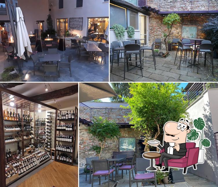 Gli interni di Uve Rooms and Wine Bar