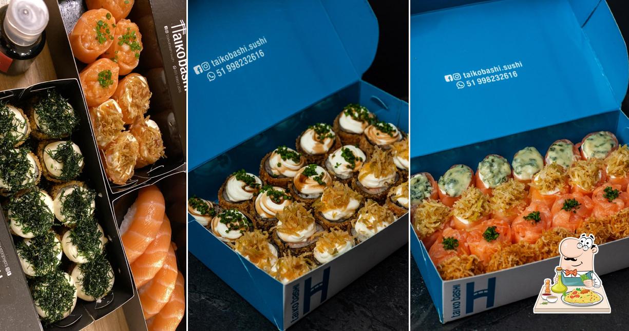 Platos en Taiko Bashi (Sushi POA)