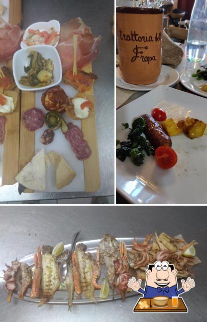 Cibo al Trattoria delle Frapa