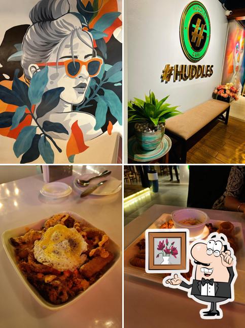 The interior of Huddles Cafe