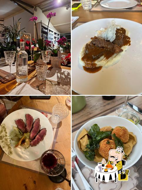 Cibo al Le Lune ristorante nel vivaio