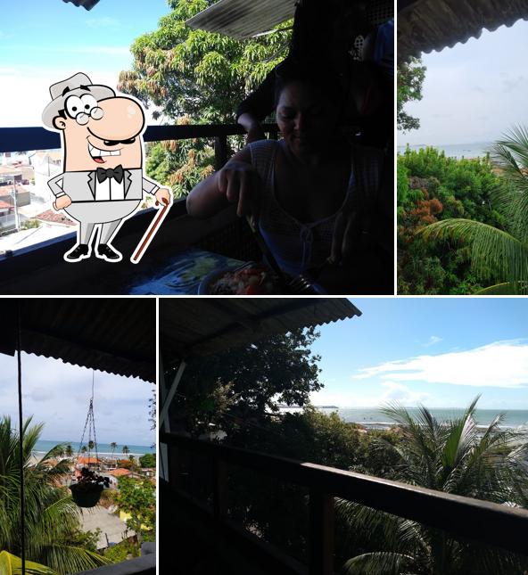 Você pode espairecer no exterior Churrascaria Dona Branca