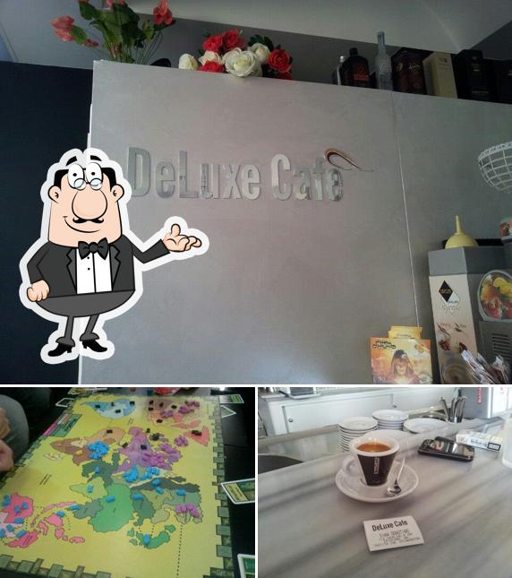 Tra le varie cose da Deluxe Cafè si possono trovare la interni e bevanda
