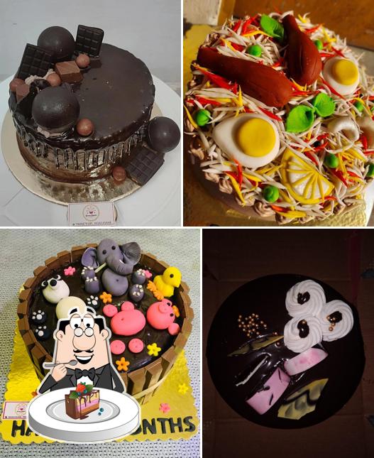 Chocolate cake at Queen Bakers