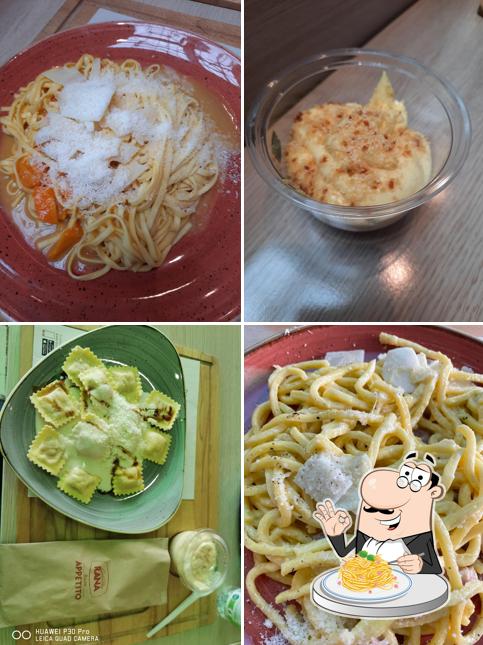 Spaghetti alla carbonara al Ristorante Giovanni Rana Verona Uno