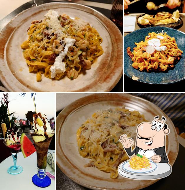 Spaghetti alla carbonara al Restoran OBID