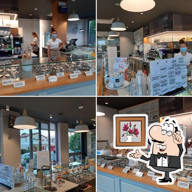 Gli interni di Gelateria Polin