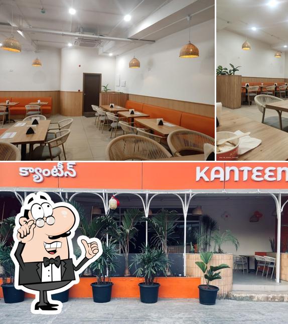 Take a seat at one of the tables at Kanteen Restaurant