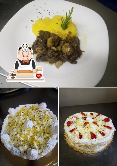 Bar trattoria all'Isola serve un'ampia selezione di dolci