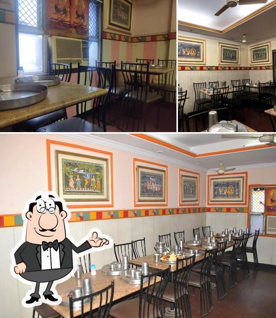 Take a seat at one of the tables at Shree Shyam Nivas