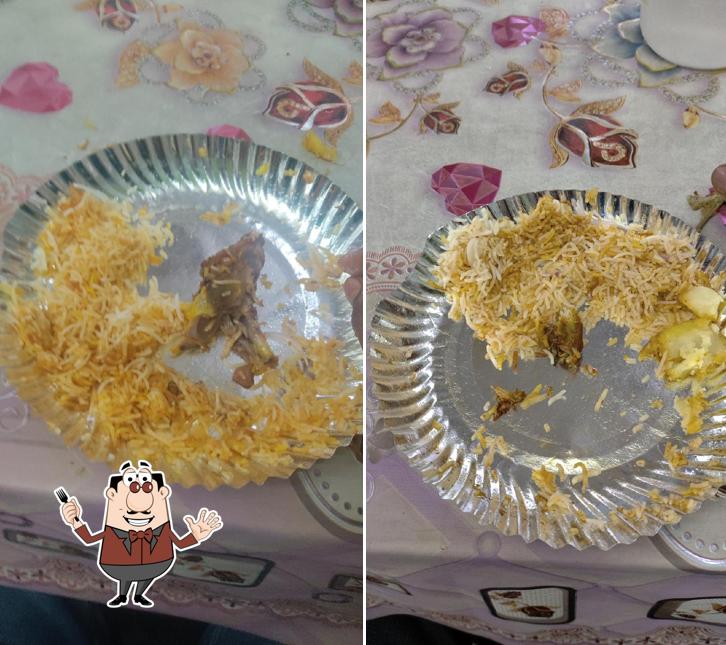 Food at Super star haji biryani & Roll corner