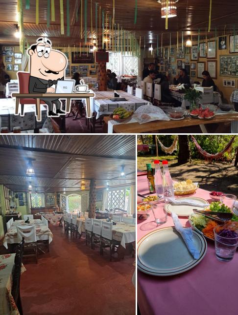 O interior do Rancho da Cilia