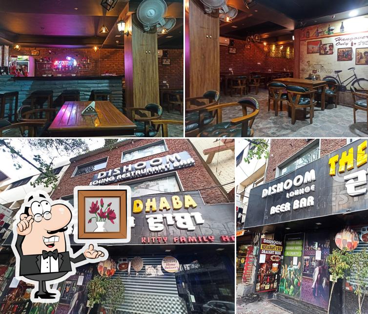 Among different things one can find interior and exterior at Best Restaurant Dishoom Lounge