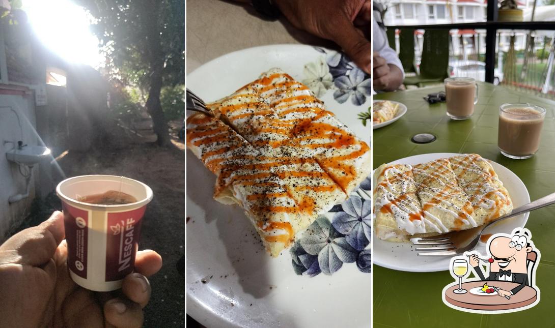 Food at Cafe Cliff top