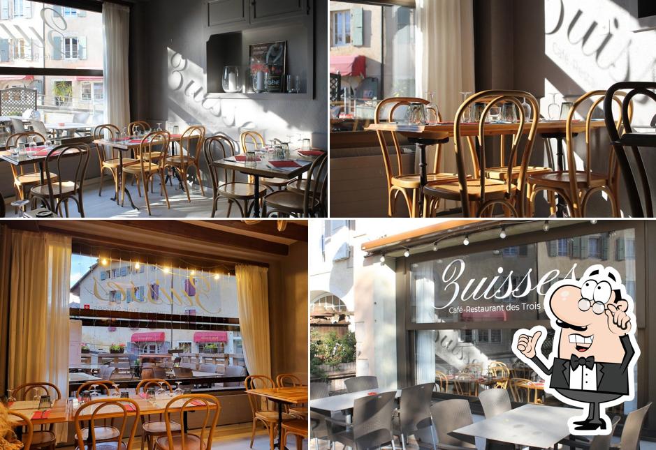 Gli interni di Café Restaurant des 3 Suisses