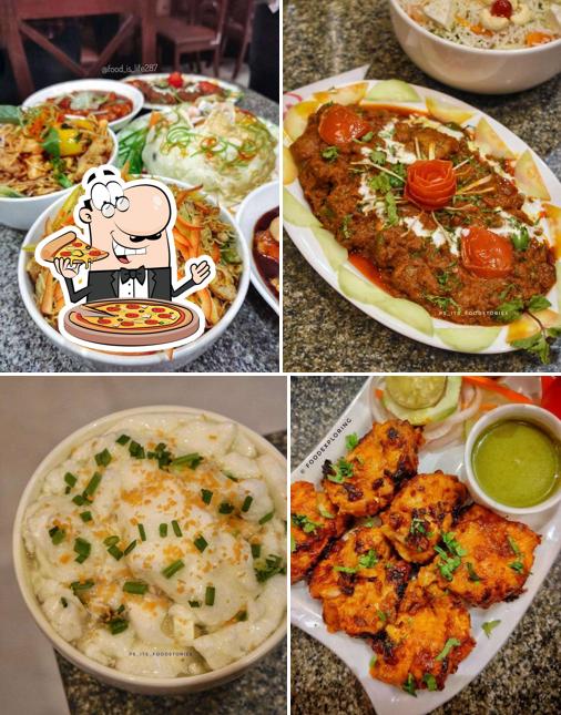 Pick pizza at Hatari Restaurant