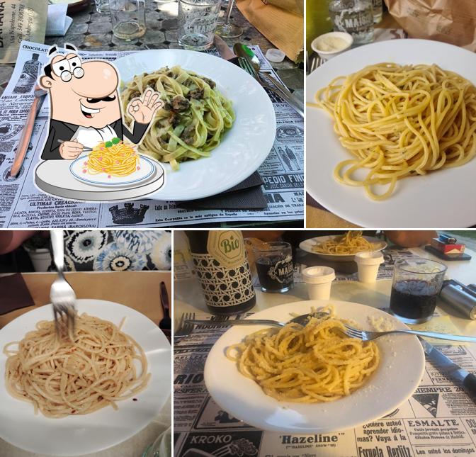 Spaghetti alla carbonara al Bar Osteria Nonna Teresa