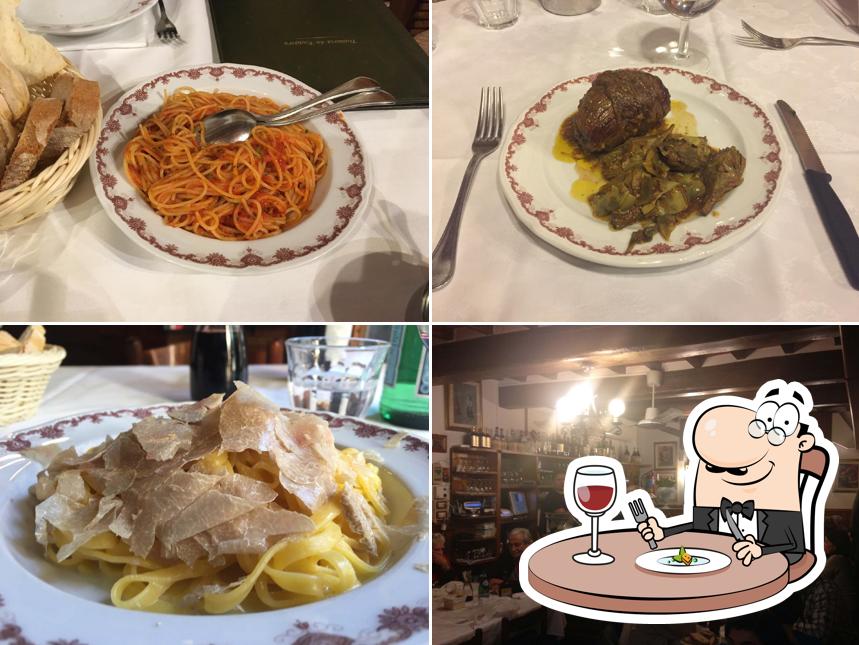 Cibo al Trattoria Da Ruggero