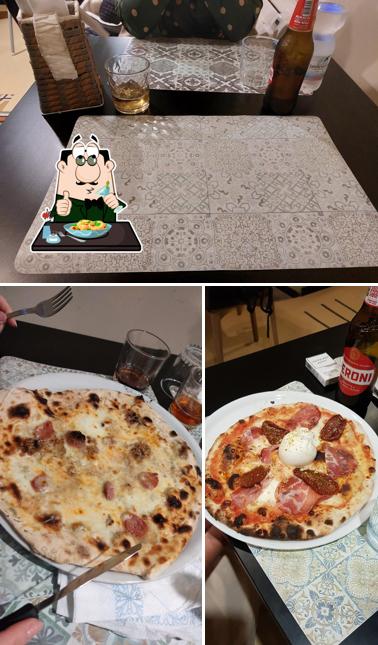 Dai un’occhiata alla foto che presenta la cibo e bevanda di Pizzeria Da Bruno