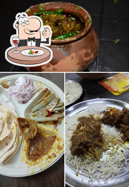 Meals at Champaran Meat House, Gaur Chowk