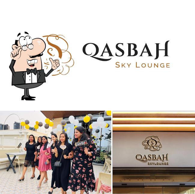 The interior of Qasbah Sky Lounge