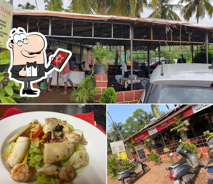 The picture of exterior and food at Annapurna Fast Food & Take Away