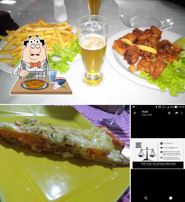 Asas de frango em Pizzaria Positano