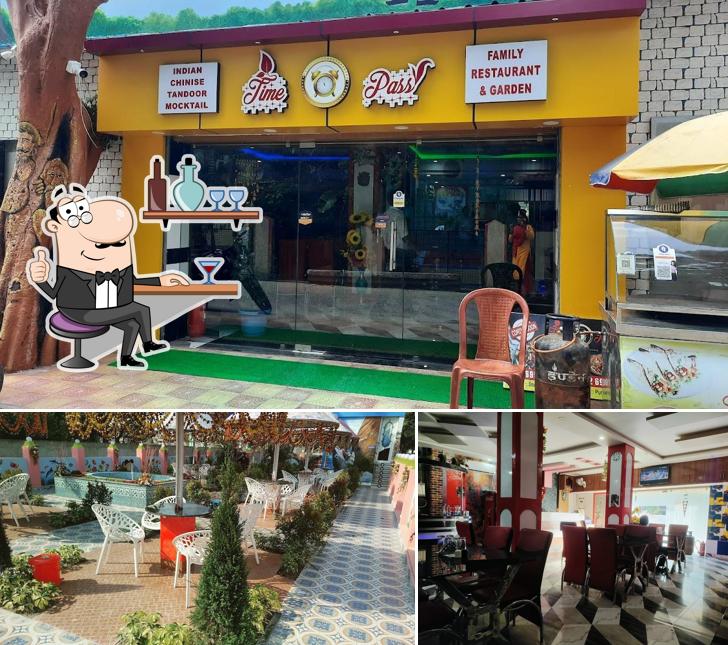 The interior of Time Pass Hotel and Restaurant