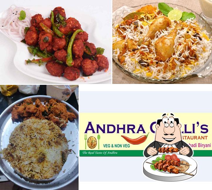 Food at Andhra Chilli's Family Restaurant