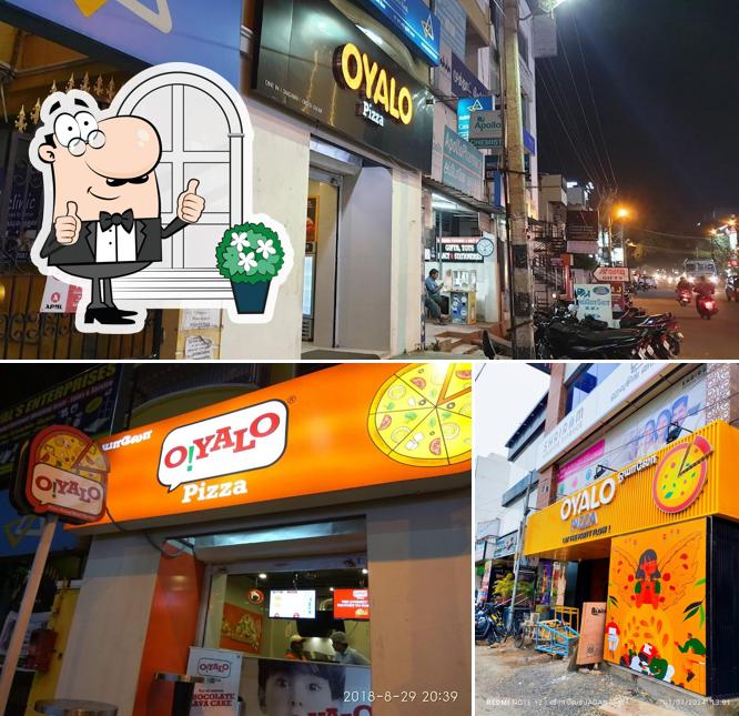 Check out how Oyalo pizza Reddiarpalayam looks outside