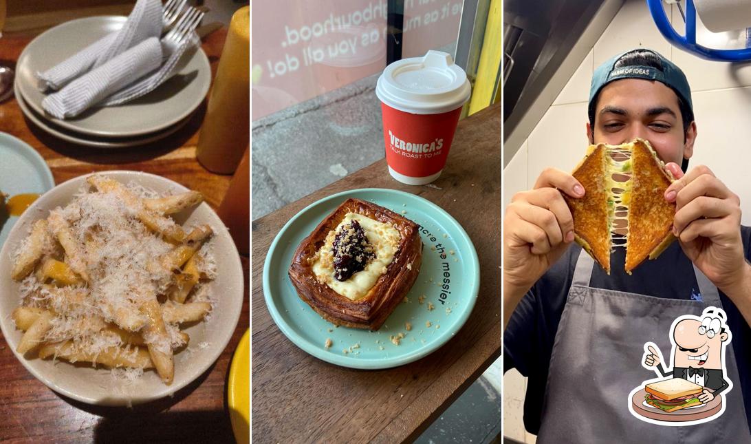 Grilled cheese sandwich at Veronica's