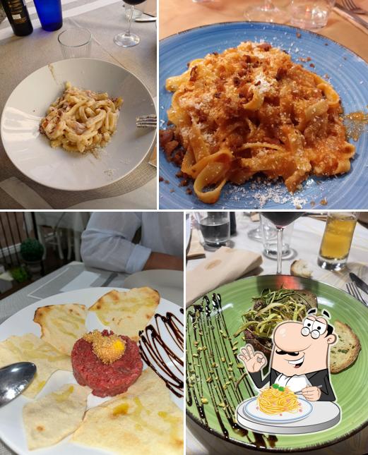 Spaghetti alla carbonara al Ristorante Pasquino