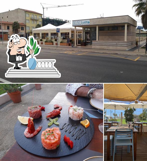 Goditi la vista dall'area esterna di Delisca