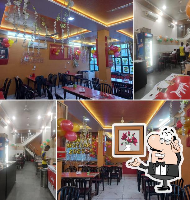 Check out how M.N Punjabi Dhaba looks inside