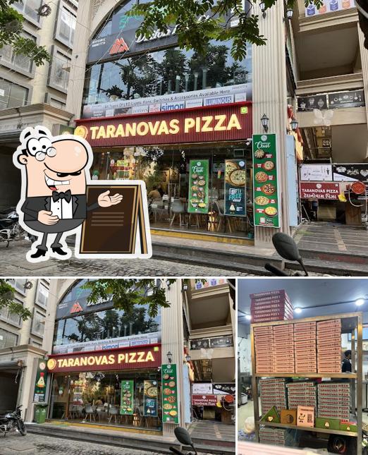 The exterior of Taranovas Pizza pal Addajan surat