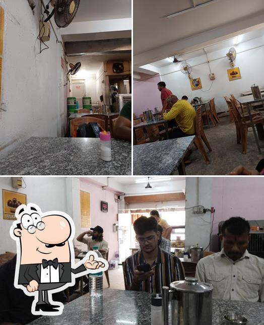 The interior of Shri Annapurna Marwadi Restaurant (Bhojanalaya)